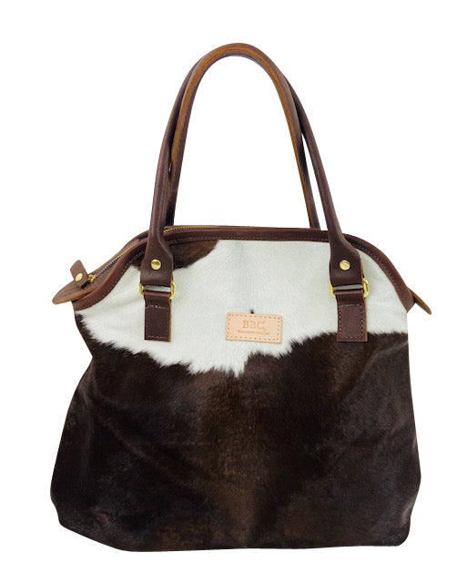 100% Genuine Calfskin Leather. Medium Tote Bag.