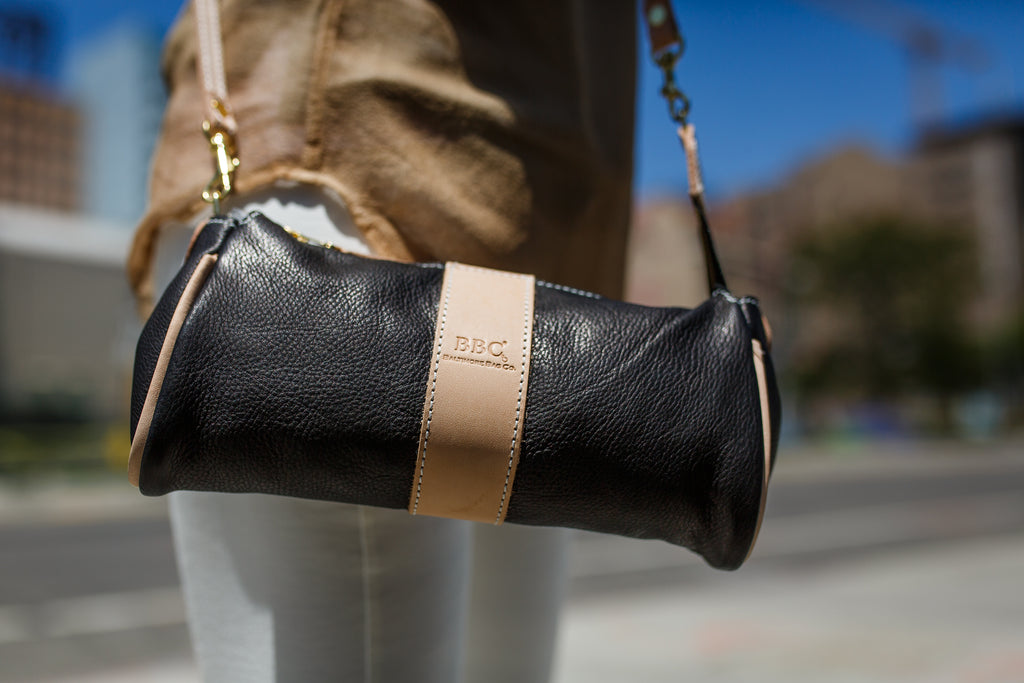 Cross Body Full Grain Leather Pouch Bag