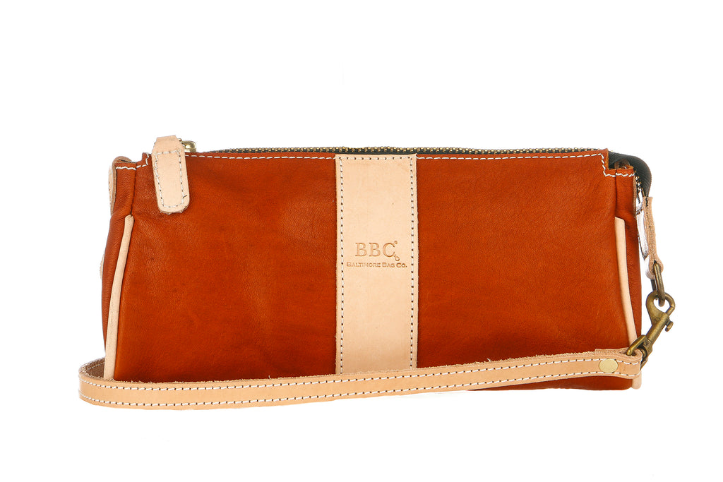 Cross Body Full Grain Leather Pouch Bag