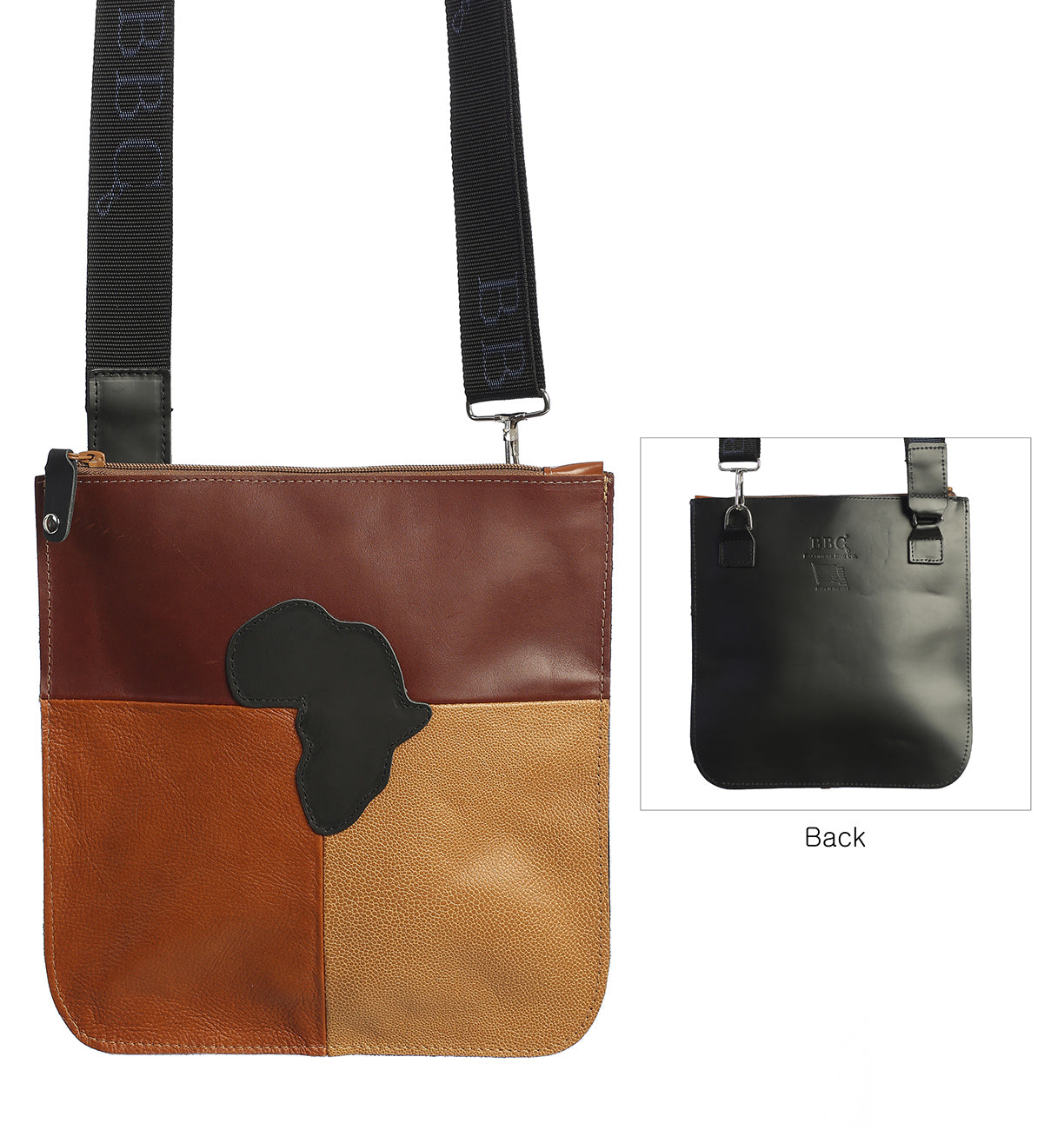 BBC Africa Map Unisex Crossbody Bag