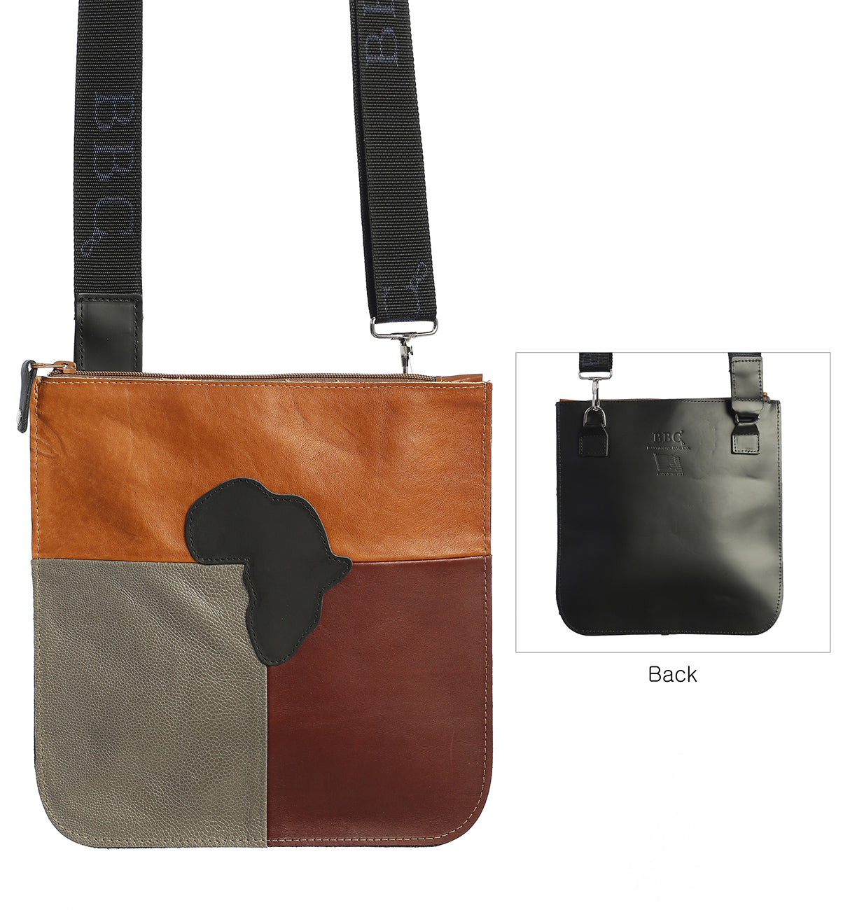BBC Africa Map Unisex Crossbody Bag