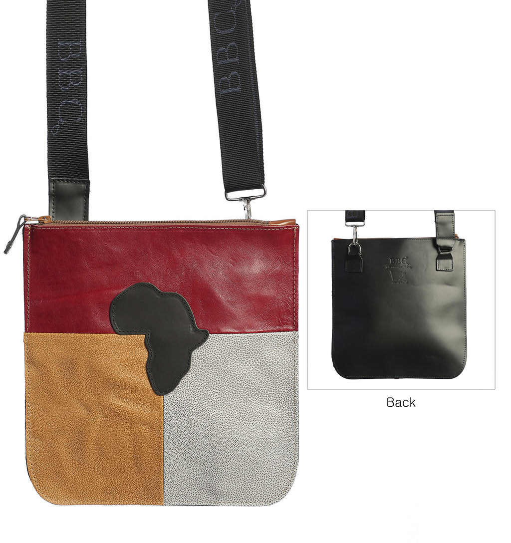 BBC Africa Map Unisex Crossbody Bag