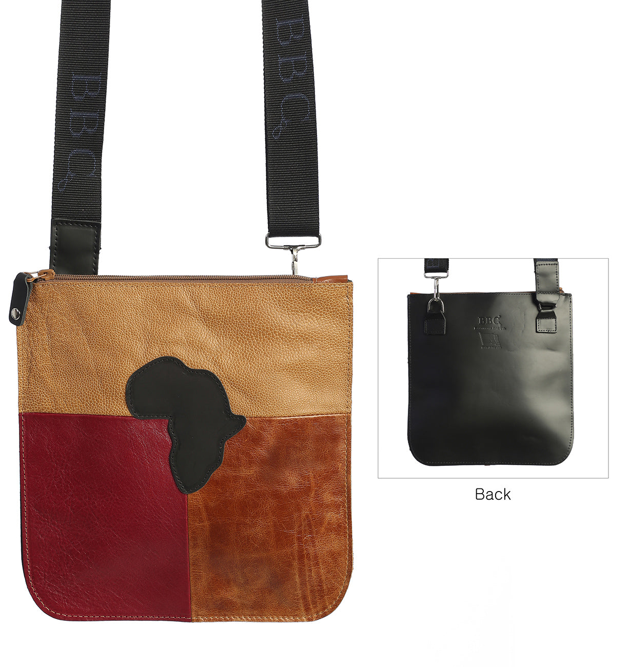 BBC Africa Map Unisex Crossbody Bag