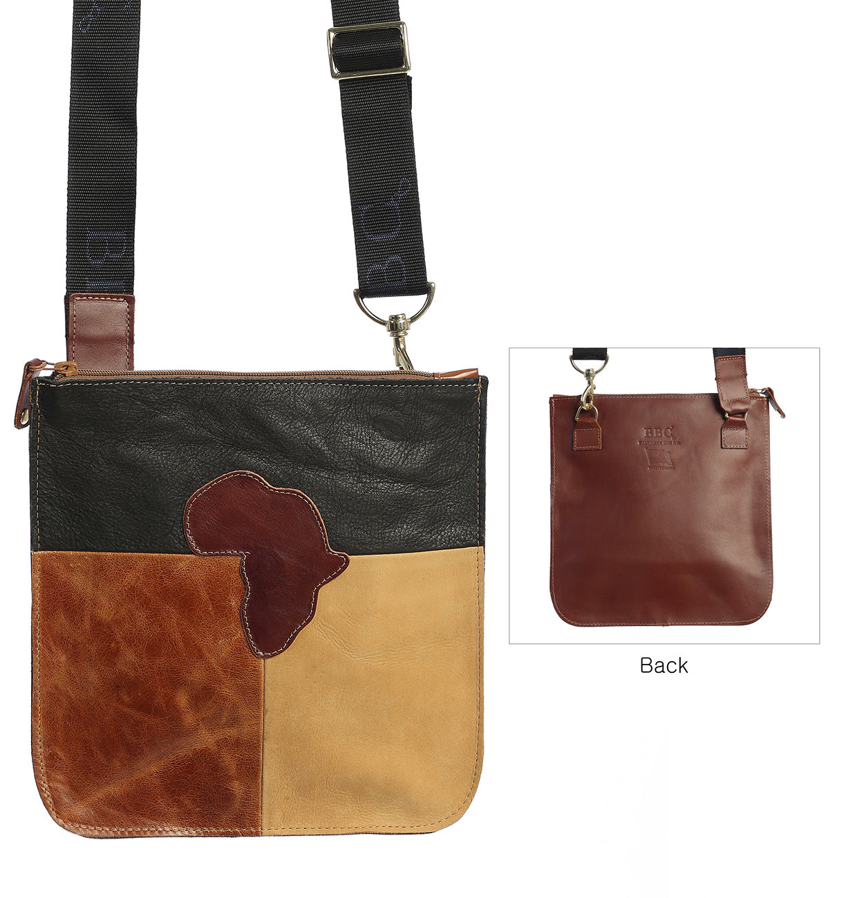 BBC Africa Map Unisex Crossbody Bag