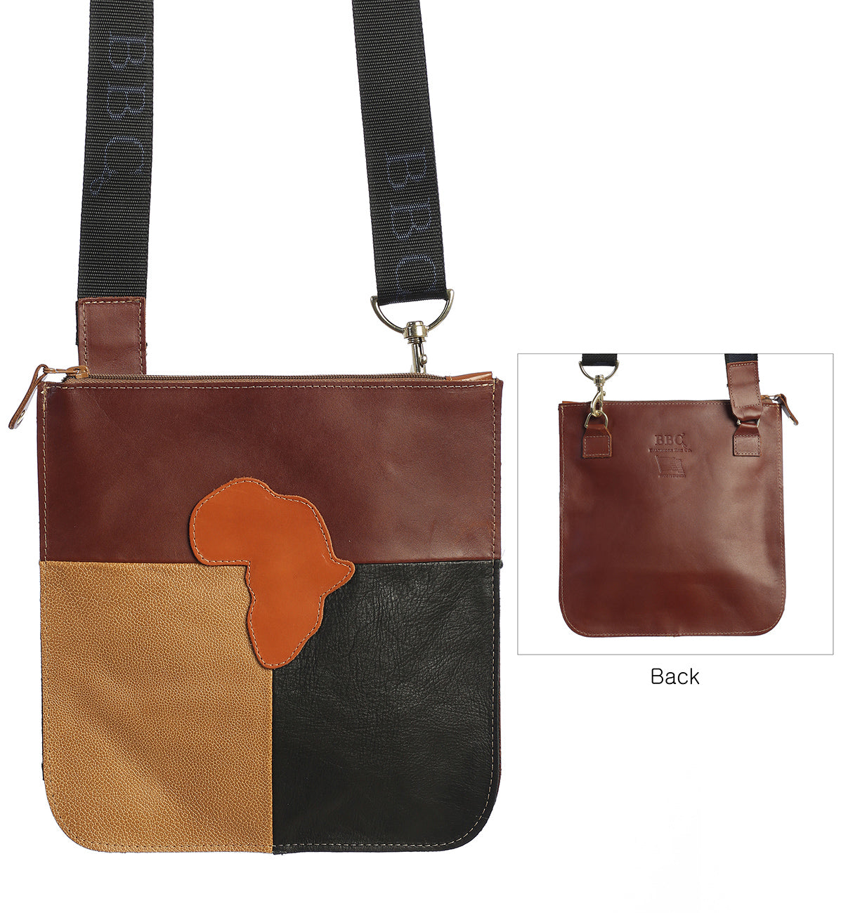 BBC Africa Map Unisex Crossbody Bag
