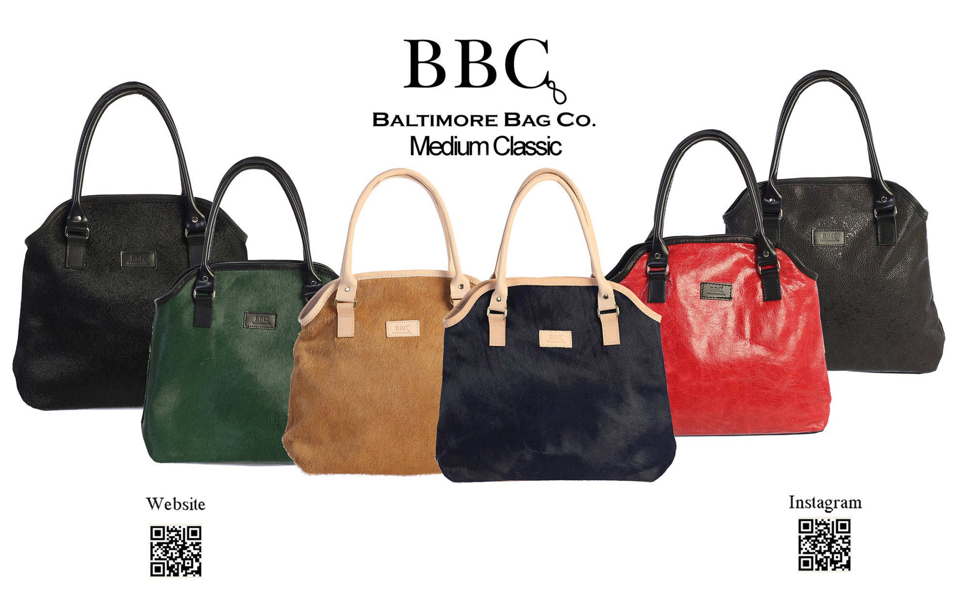 BBC Cowhide Handle Bag
