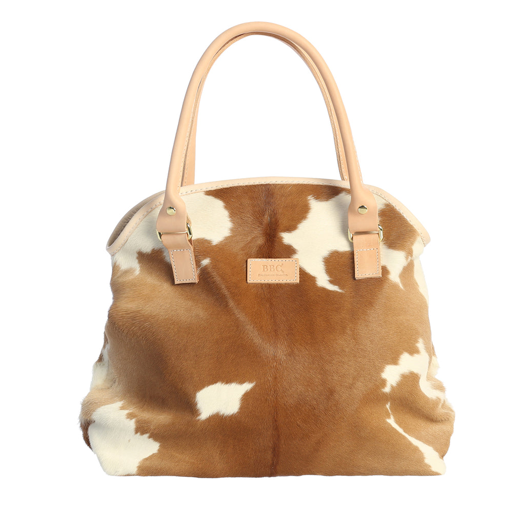 Genuine Lambskin Leather. Medium Tote Bag.