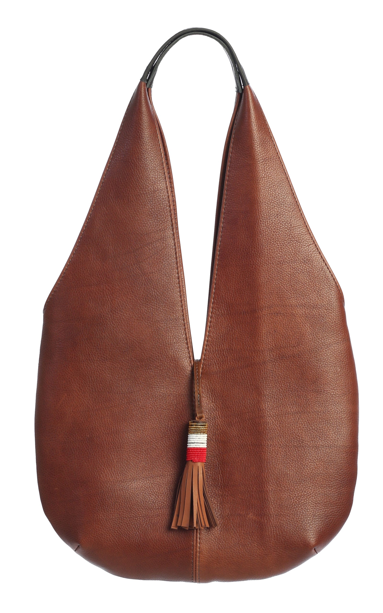 BBC Long Tote with Handmade Kenyan beaded Tassel