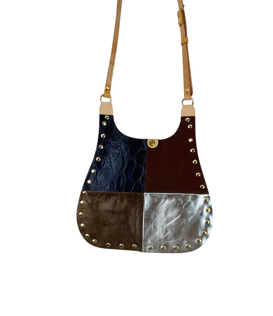 BBC Genuine Leather One of a Kind Patchwork
