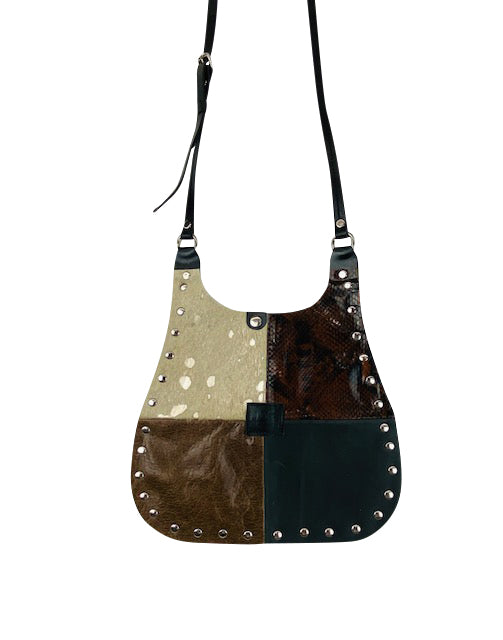 BBC Genuine Leather One of a Kind Patchwork