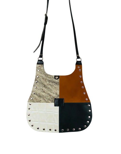 BBC Genuine Leather One of a Kind Patchwork
