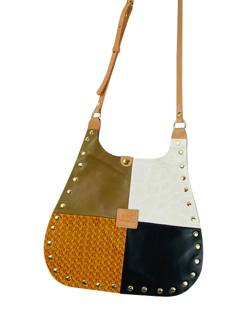 BBC Genuine Leather One of a Kind Patchwork