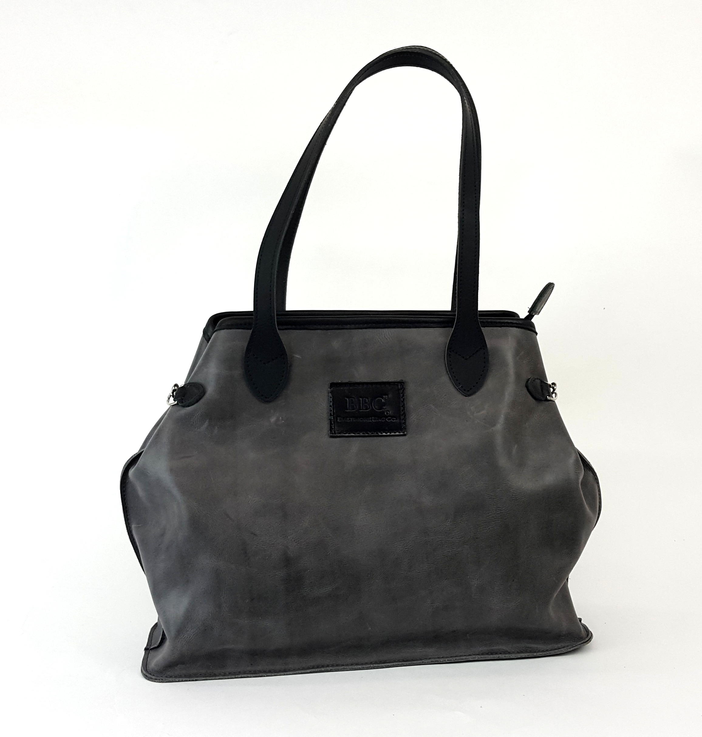 Cosmo Hook Sides Genuine Full Grain Leather Tote Bag