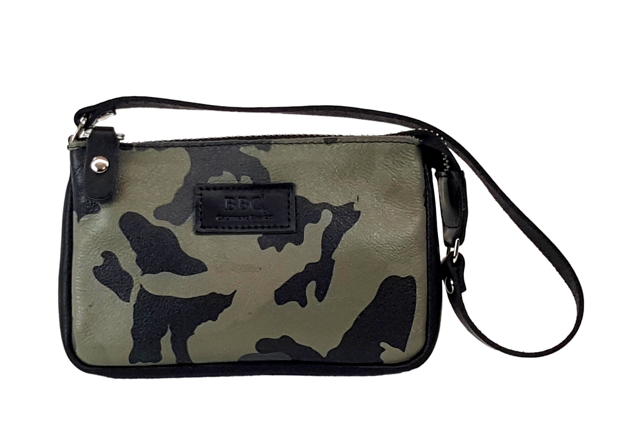 Camo Leather Mini Shoulder Bag
