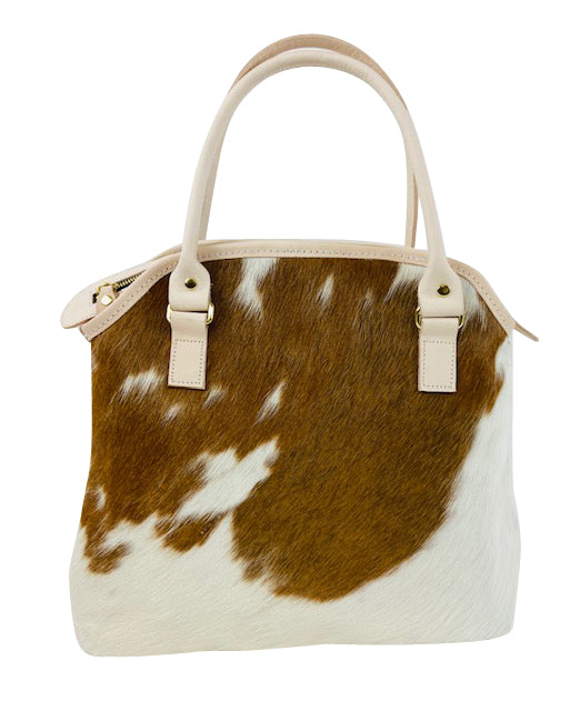 dresswell GOAT LEATHER SHOPPER – MEDIUM 100% Genuine Cowhide Full Grain Leather. Medium Tote Bag