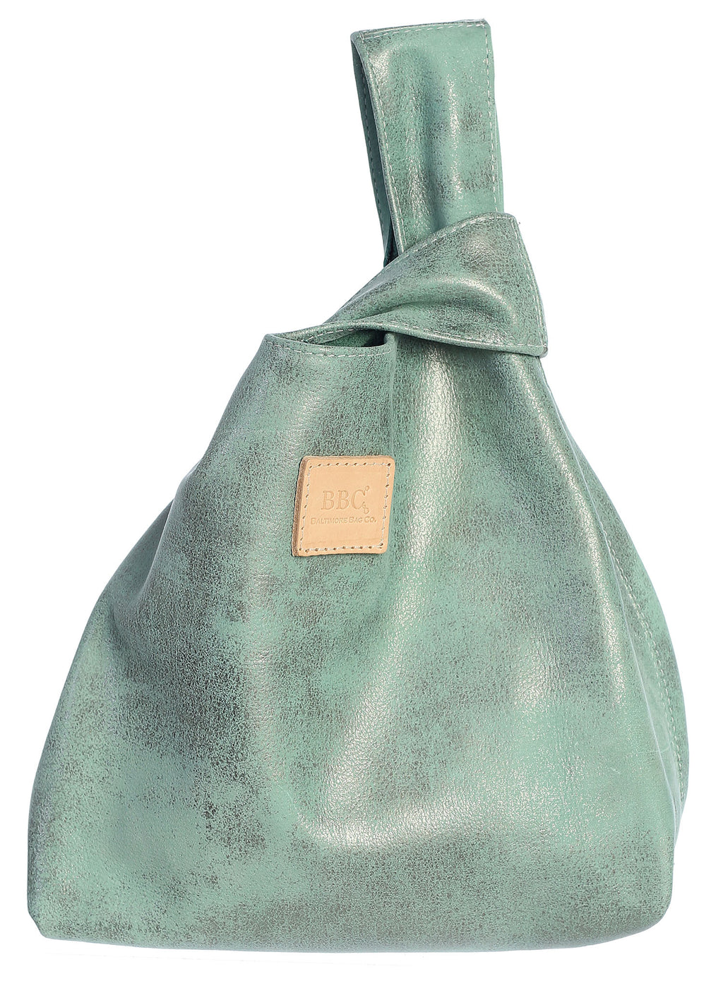 Wrist Bag. Genuine Full Grain Leather Pouch Bag