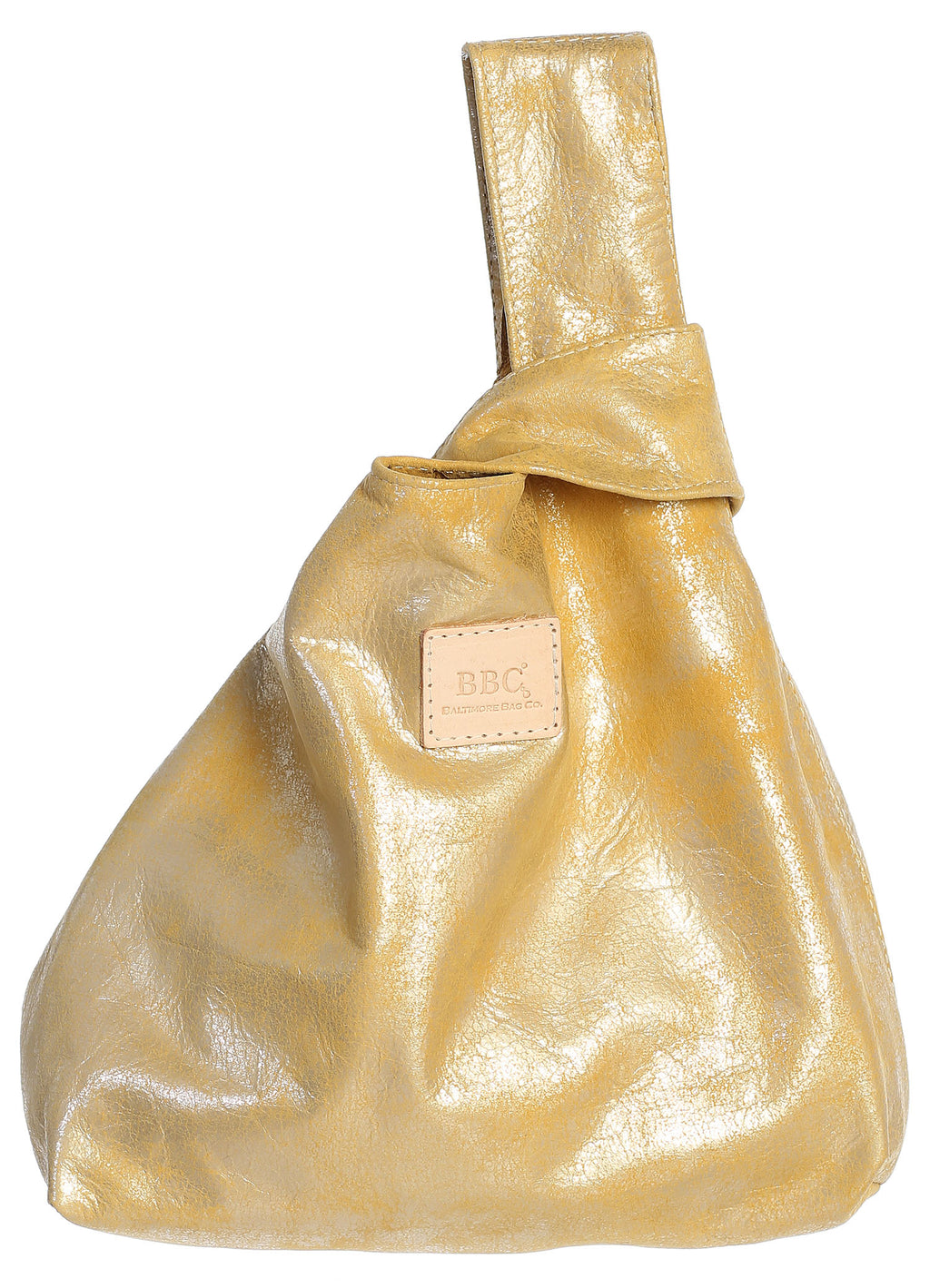 Wrist Bag. Genuine Full Grain Leather Pouch Bag