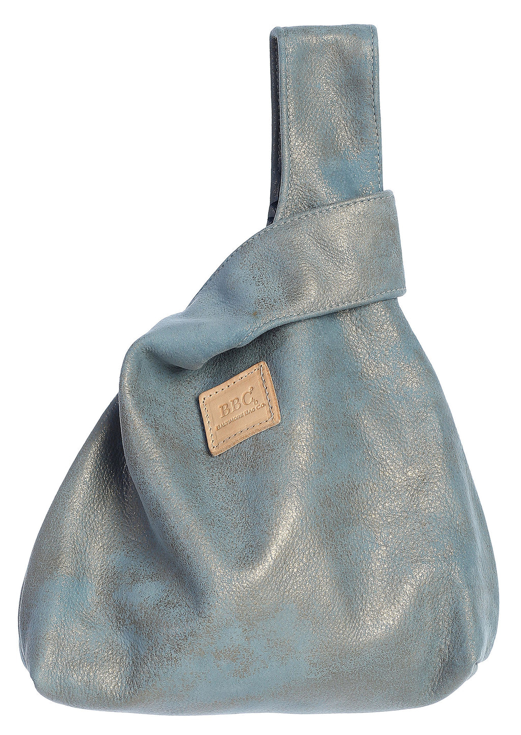 Wrist Bag. Genuine Full Grain Leather Pouch Bag