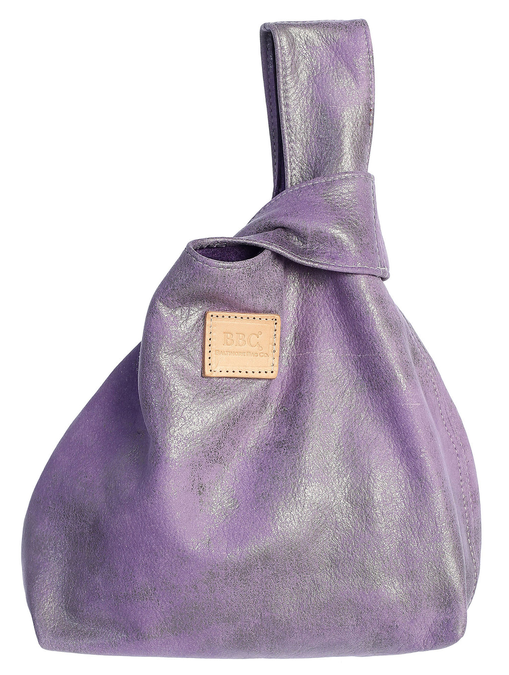 Wrist Bag. Genuine Full Grain Leather Pouch Bag