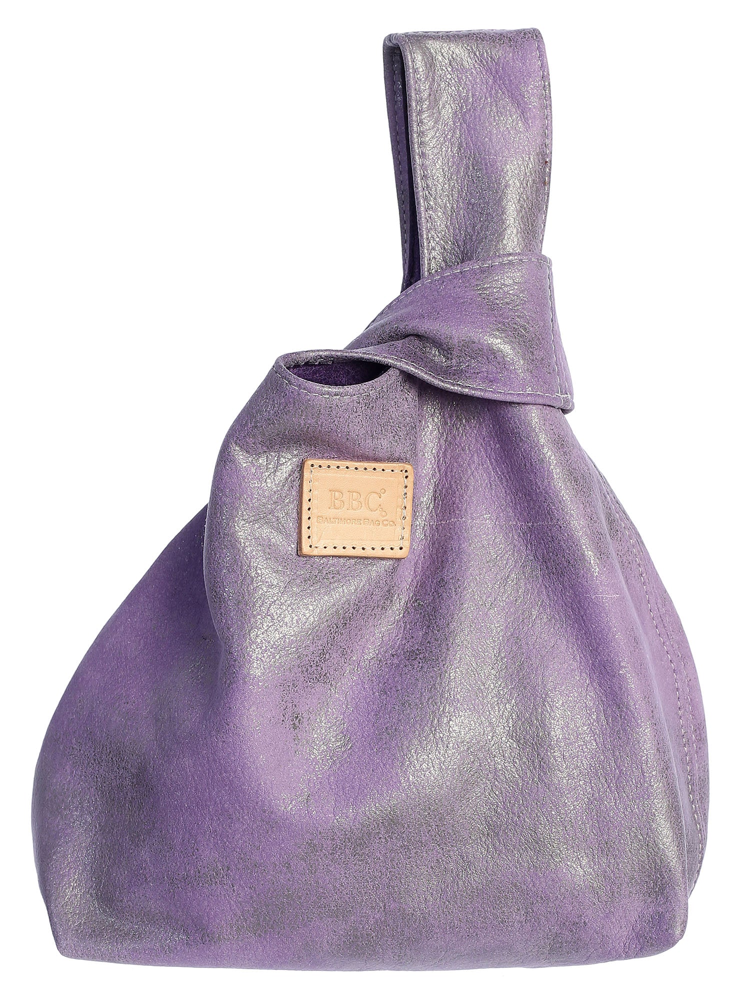 Wrist Bag. Genuine Full Grain Leather Pouch Bag