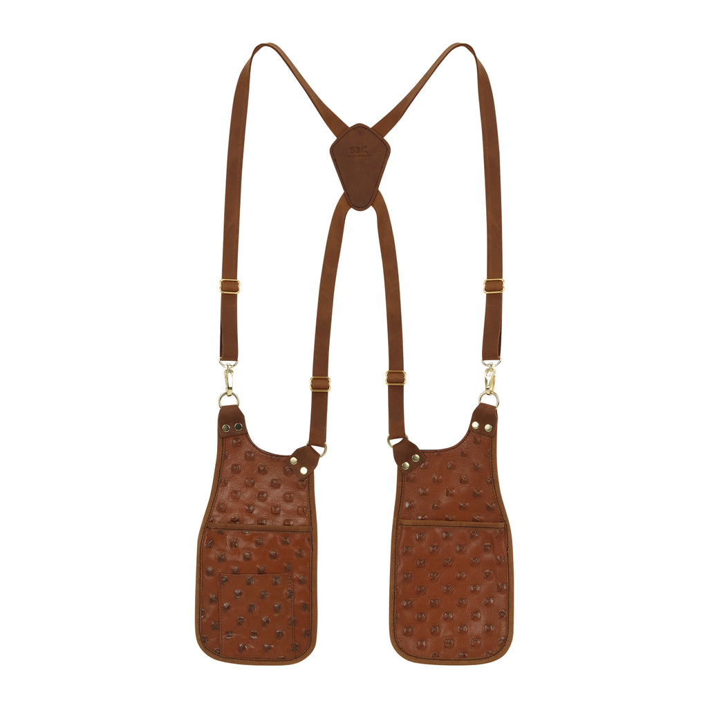 Unisex Full-Grain Leather 5 Pocket Holster Phone Bag