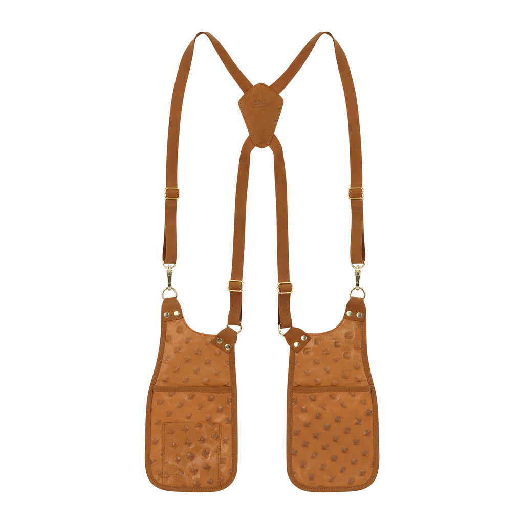 Unisex Full-Grain Leather 5 Pocket Holster Phone Bag