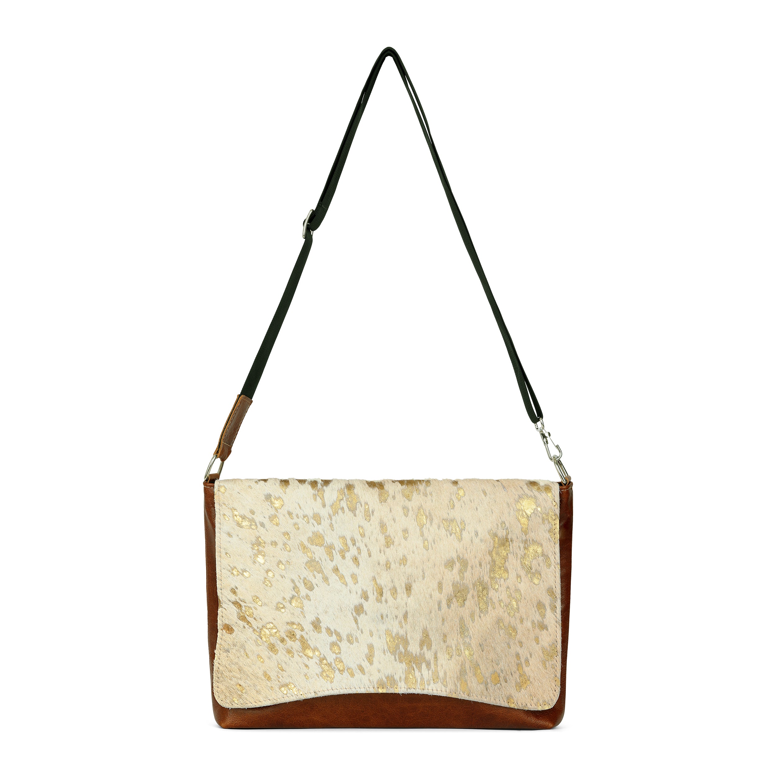 Cowhide Flap Messenger Bag  and Computer Bag