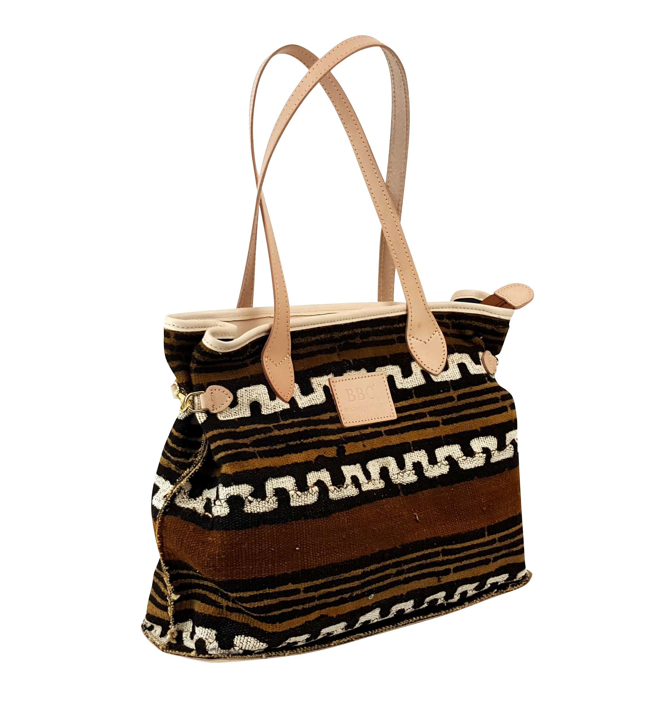 Cosmo in Mudcloth 7 Nude Leather
