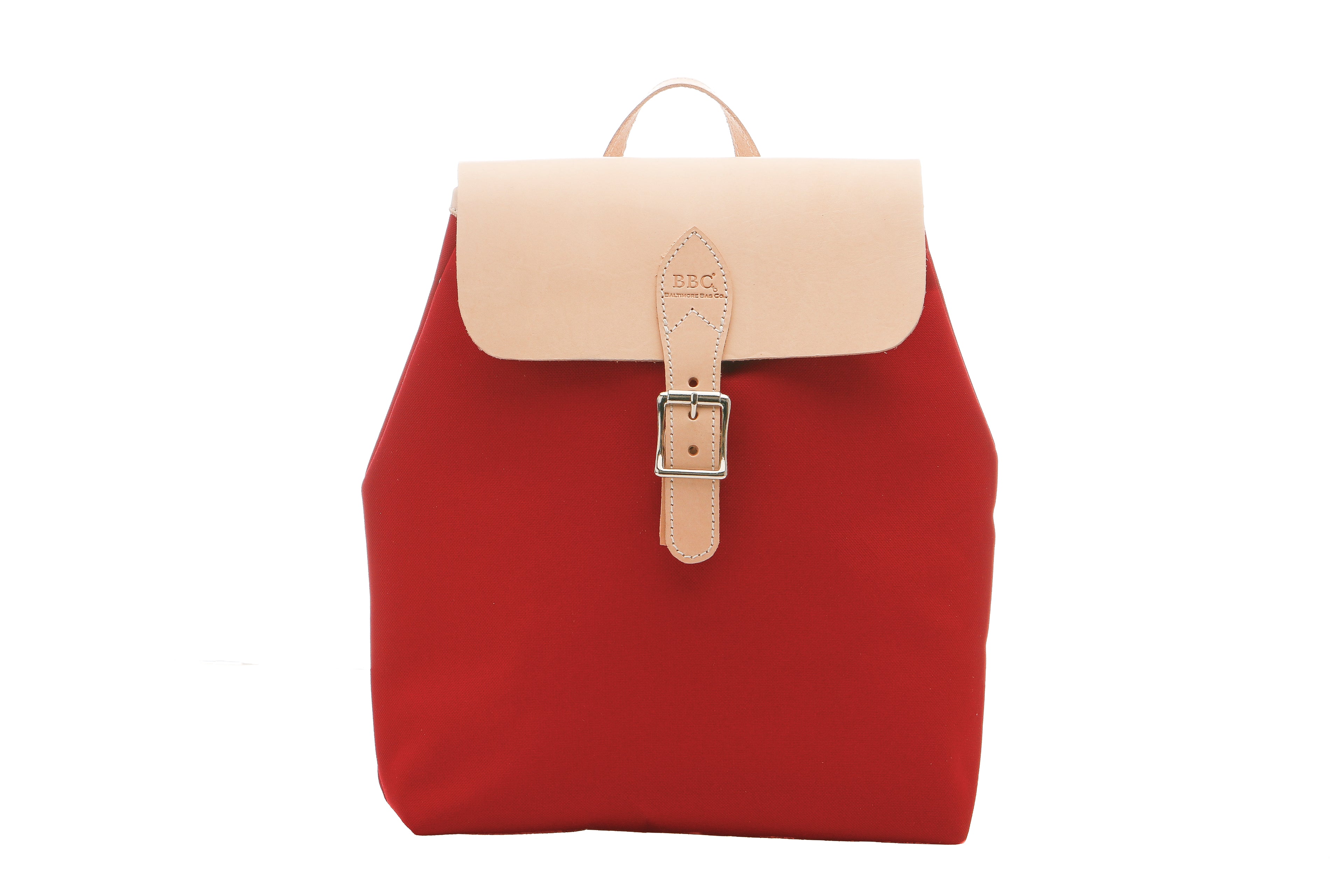 Canvas & Vegetable Full Grain Leather Backpack