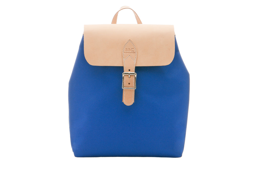 Canvas & Vegetable Full Grain Leather Backpack