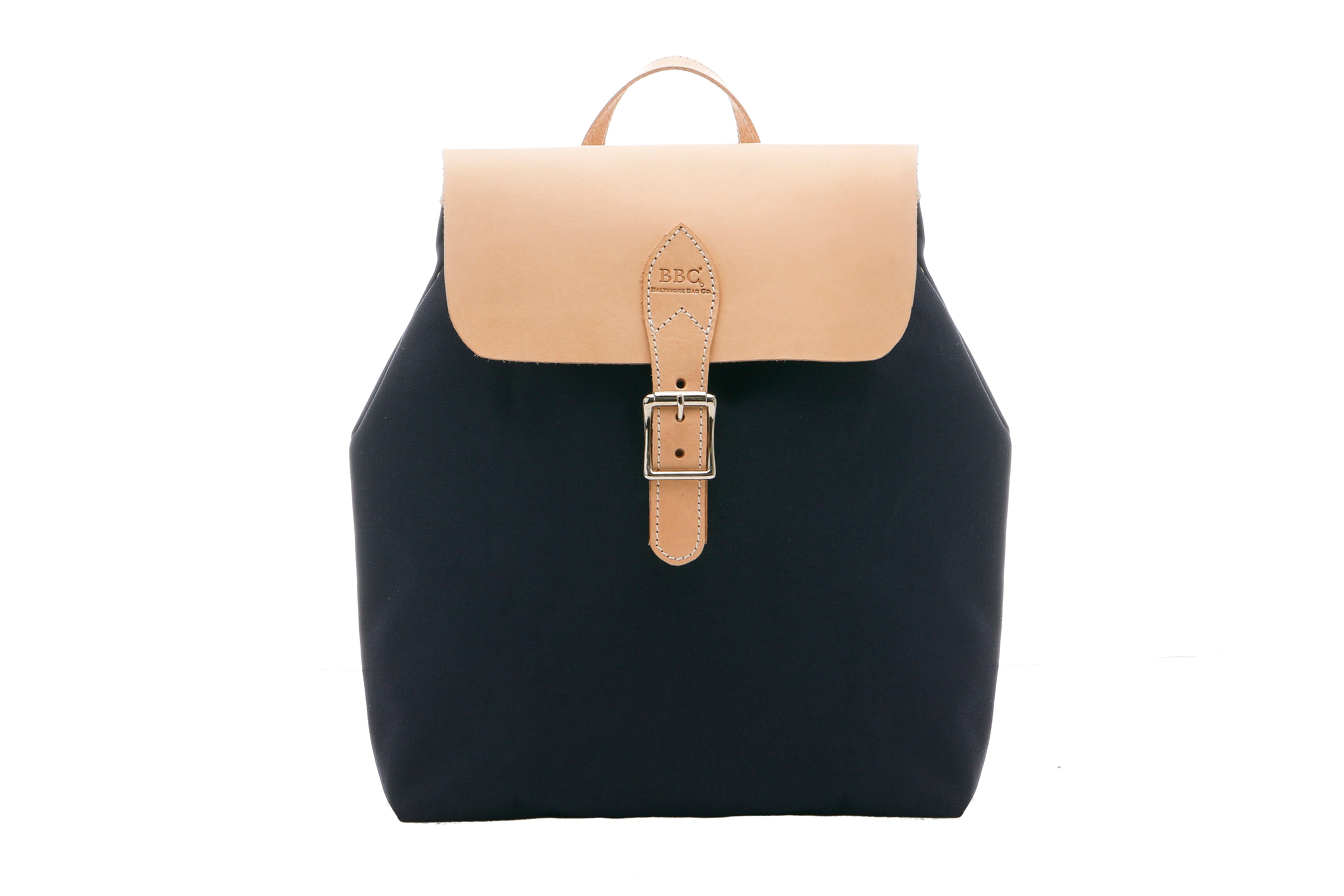 Canvas & Vegetable Full Grain Leather Backpack