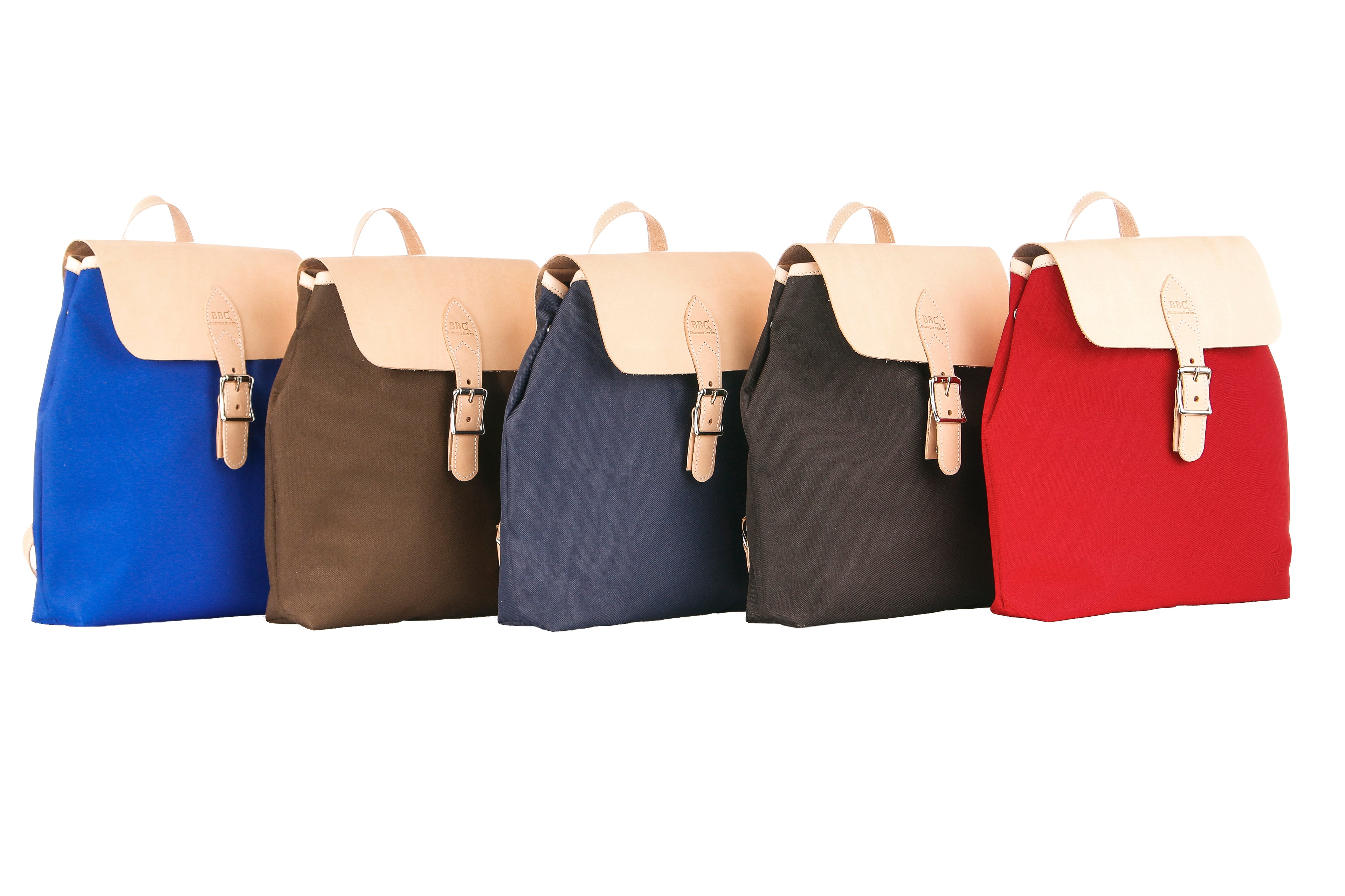 Canvas & Vegetable Full Grain Leather Backpack