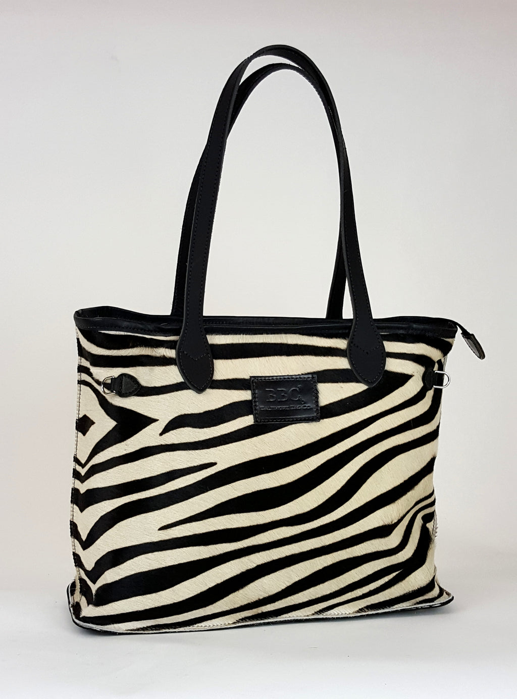 Cosmo Exotic Croc Genuine Full Grain Leather Tote Bag. Hook Sides Tote Bag