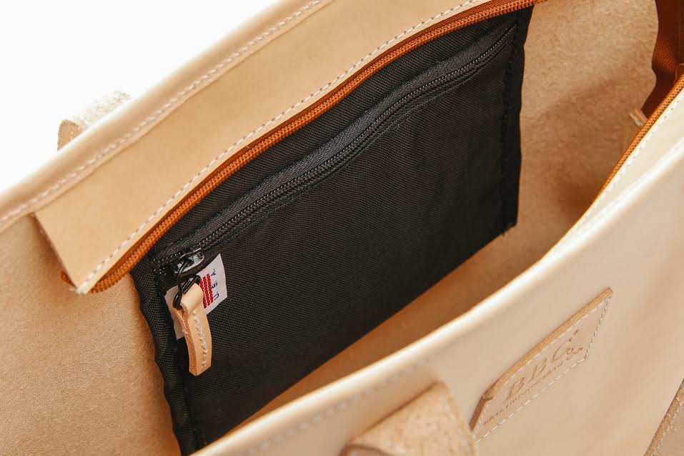 Cosmo Genuine Full Grain Vegetable Leather Tote Bag. BBC Neverfull Tote Bag