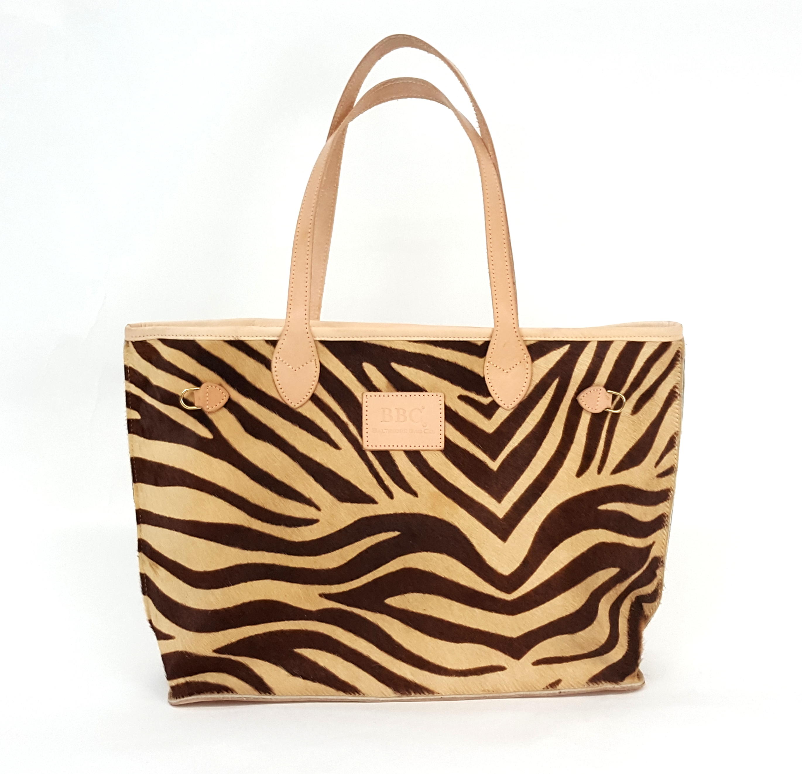 Cosmo Exotic Croc Genuine Full Grain Leather Tote Bag. Hook Sides Tote Bag