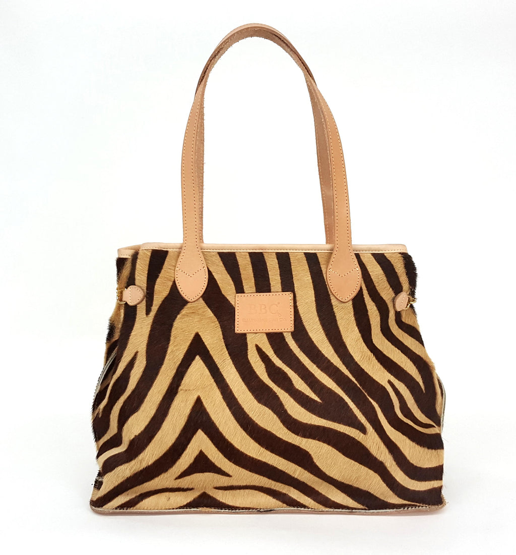 Cosmo Exotic Croc Genuine Full Grain Leather Tote Bag. Hook Sides Tote Bag