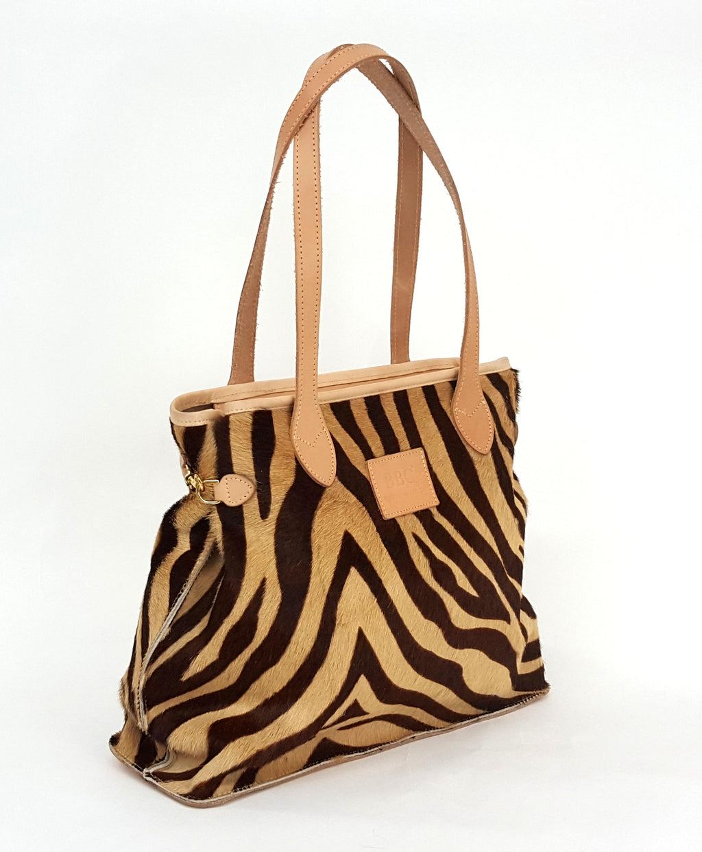Cosmo Exotic Croc Genuine Full Grain Leather Tote Bag. Hook Sides Tote Bag