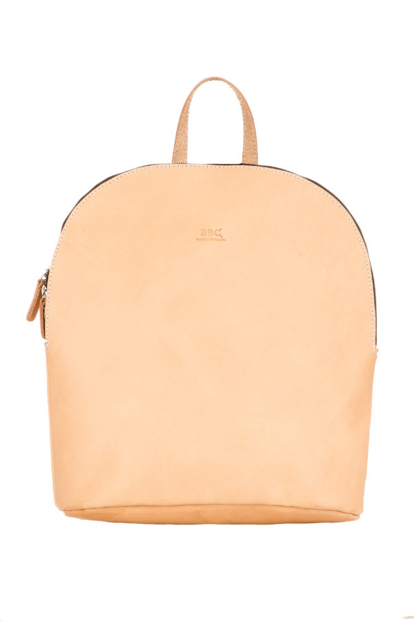 Sleek Genuine Leather Backpack