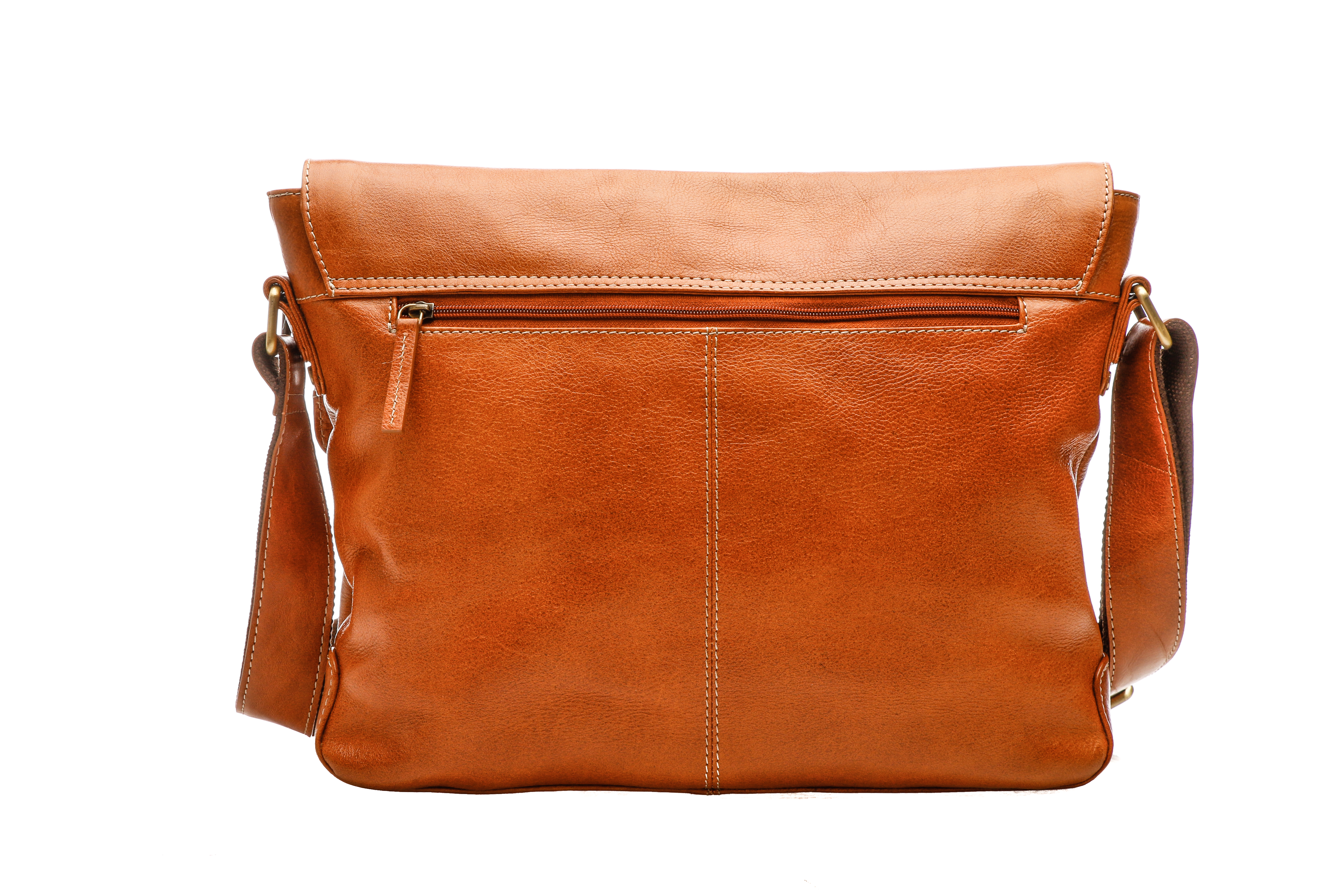 Office Pro Genuine Full Grain Leather Messenger Bag - Baltimore Bag Company