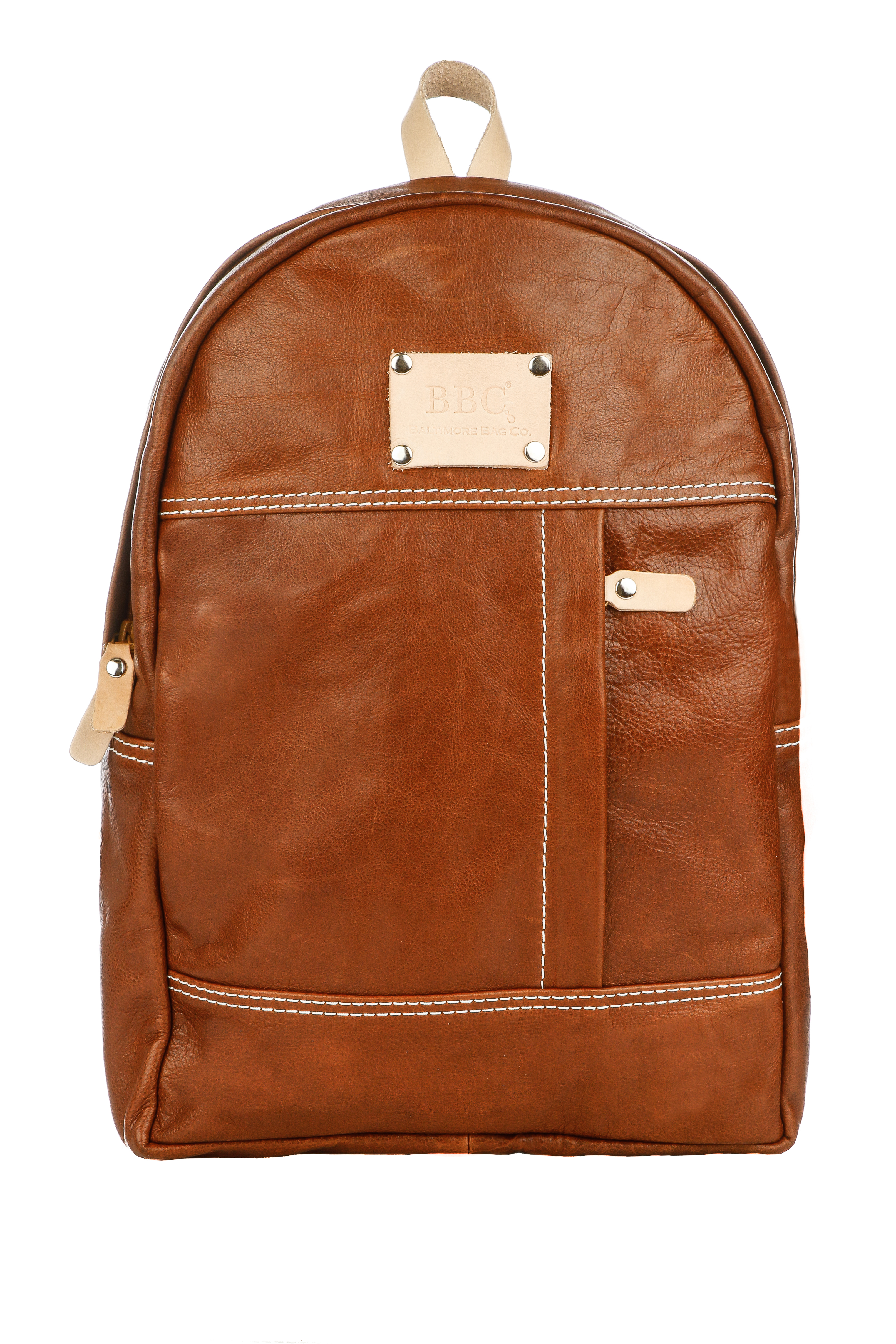 BBC Full Grain Backpack with Front Side Pocket