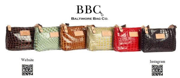 BBC Patent Croc Embossed Mini Shoulder Bag