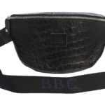 Brown Crocodile Leather Belt Bag, Leather Fanny Pack, Adjustable Cross –  Vinacreations