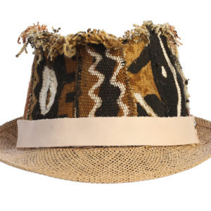 One of a Kind Fedora Mudcloth Patchwork Hat