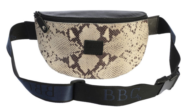 Python Print Leather Crossbody Bag and Fanny Pack