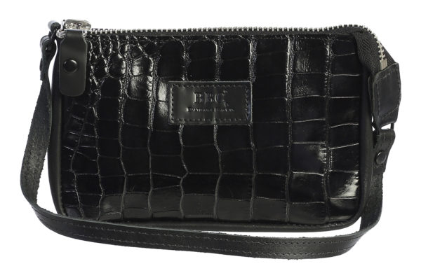 Croc Embossed Mini Shoulder Bag