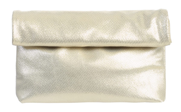 BBC Super Soft Leather Paper Bag or Lunch Bag Clutch