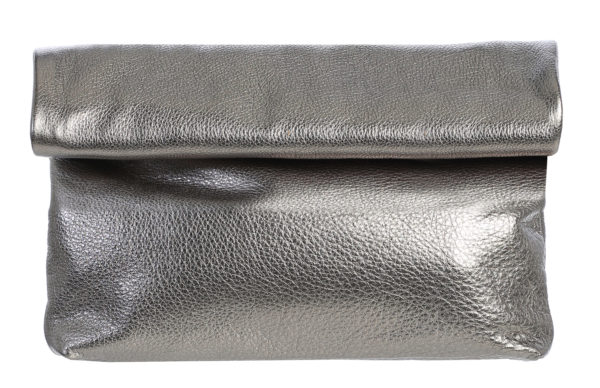 BBC Super Soft Leather Paper Bag or Lunch Bag Clutch