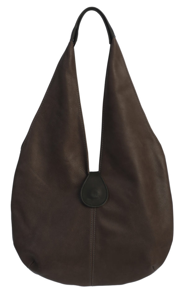 Unique Sleek Long Body Leather Tote Bag