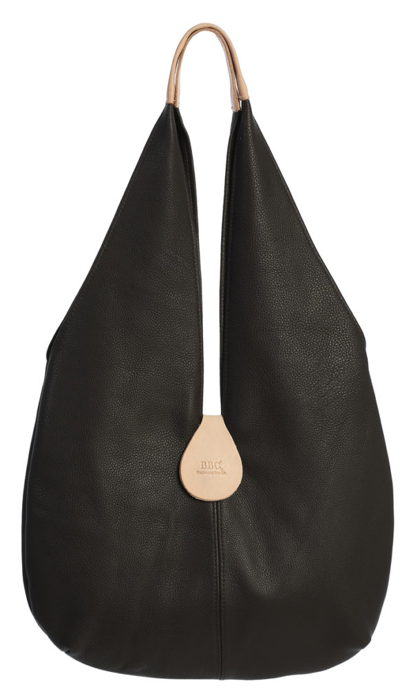 Unique Sleek Long Body Leather Tote Bag