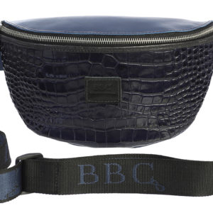BBC Crocodile Embossed Leather Fannypack and Crossbody Bag